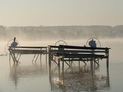 fog over Dock