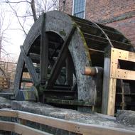 Water Wheel Mill as a vintage