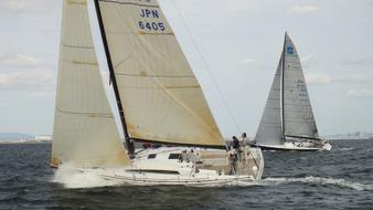 Sailing Yacht Racing people
