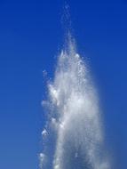 Water Fountain Spray at sky