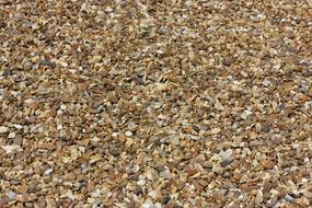 fine brown gravel on the path in the garden