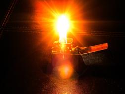 Lighter Glow Fire red orange