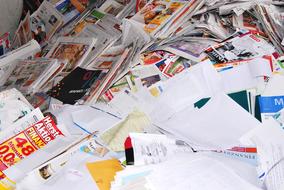 Paper Recycling garbage