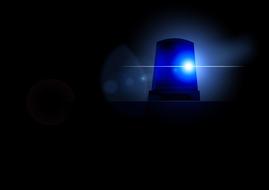 blue light siren