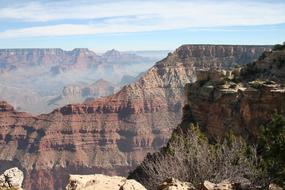 Grand Canyon Usa on a clear sunny day