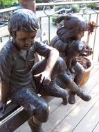 Statue Bronze Childrens
