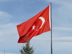 red Turkish Flag