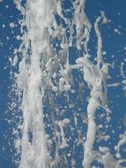 white Water Foam fountain