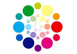 embroidery dab colors circle drawing