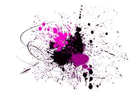 embroidery dab color inject clipart