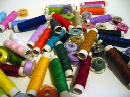 many spools of thread