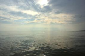 gray clouds over a lake in cambodia