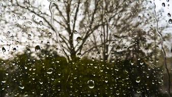 Raindrops on Glass