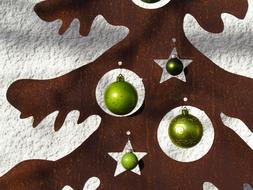 Fir Tree Metal art