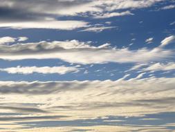 Blue Sky with cirrus Clouds