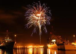 Pearl Harbor Hawaii at Night