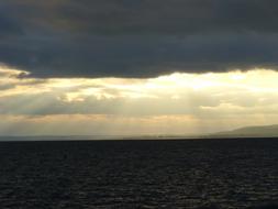landscape of Rays Of The Sun Before Storm
