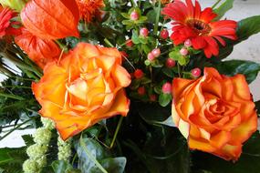 Rose Flowers Strauss