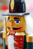 wooden doll close up