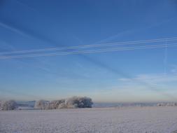 Frost nature Blue Sky