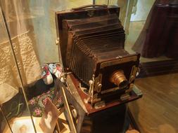 old camera in the museum
