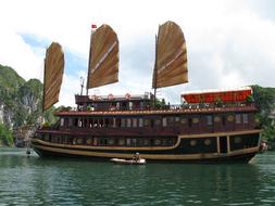 Ha Long Bay Vietnam Ship