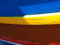 Colorful Boat Back plate
