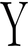 letter y alphabet typography font