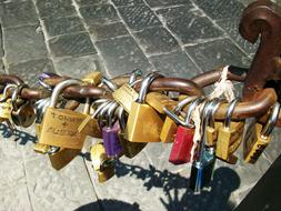 metal Hair Padlocks