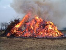 smoke over big Easter Fire