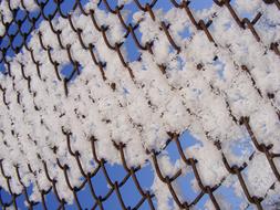 Frozen Cold Fence