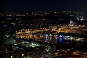 Empire Bridge Vienna Night