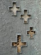 Crosses Mourning Metal cemetery