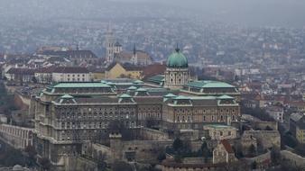 cityscape of Budapest Buda Castle