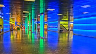 Light Movement Main station in Zurich