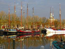 Enkhuizen Netherlands Ships