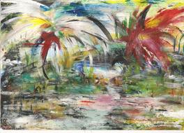 fireworks as abstract painting
