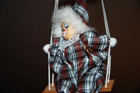 Swing Puppet Clown on swing