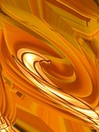 Yellow Abstract Lamps