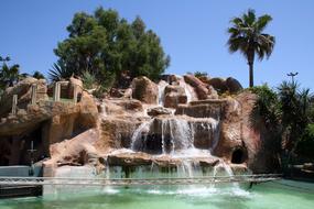 Waterfall Rocks in Mallorca