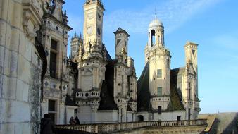 historic Chambord Towers in France