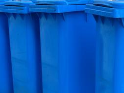 Dustbin Paper Wheelie Bin Blue