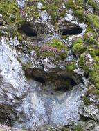 Rocky Caved Face