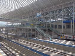 train station under sunlight in korea