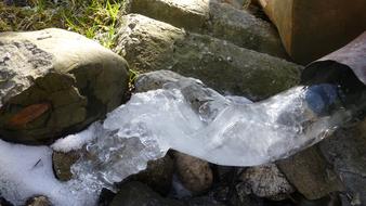 Winter Frost Iced stones