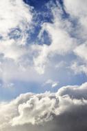 Clouds on Sky Blue at day