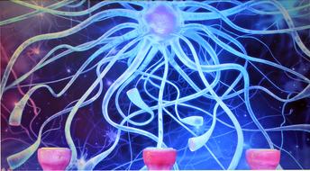 Nucleus Blue Abstract