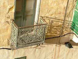 Balcony Old Shadow Play