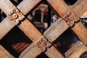 Wooden Fence Lattice