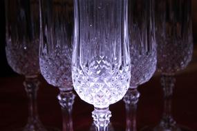 Blue crystal Glass Art